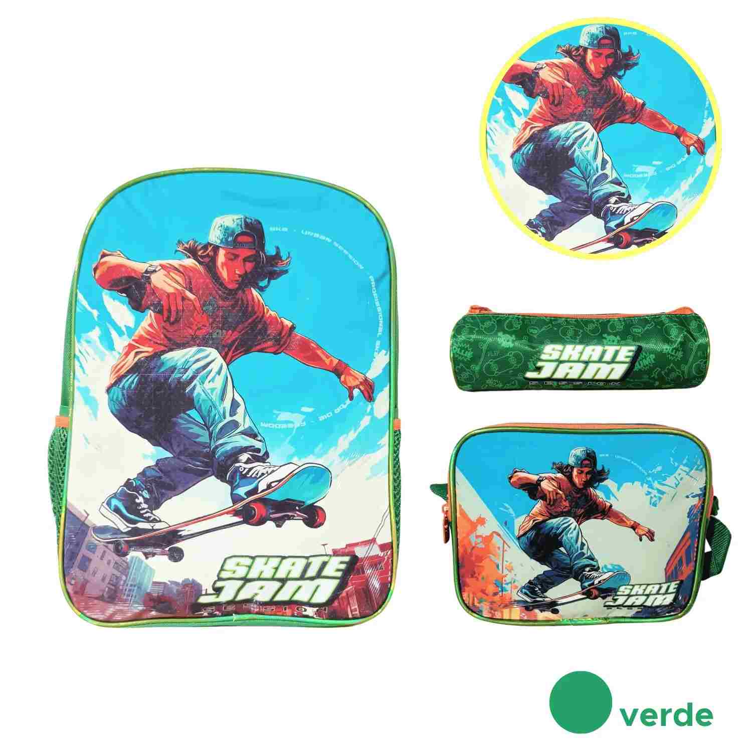 MOCHILA SKATISTA 3P�S